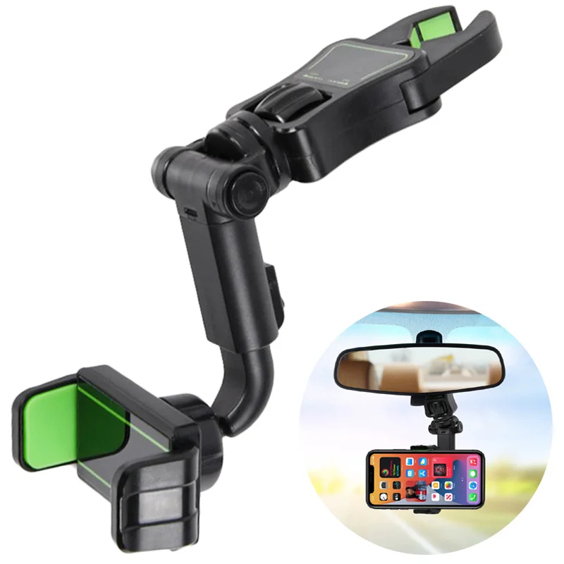 Rearview Mirror Phone Holder Clip Car Sun Visor Back Seat Universal Mobile Phone Bracket Stand Clips for Iphone 12 13
Rearview Mirror Phone Holder Clip Car Sun Visor Back Seat Universal Mobile Phone Bracket Stand Clips for Iphone 12 13