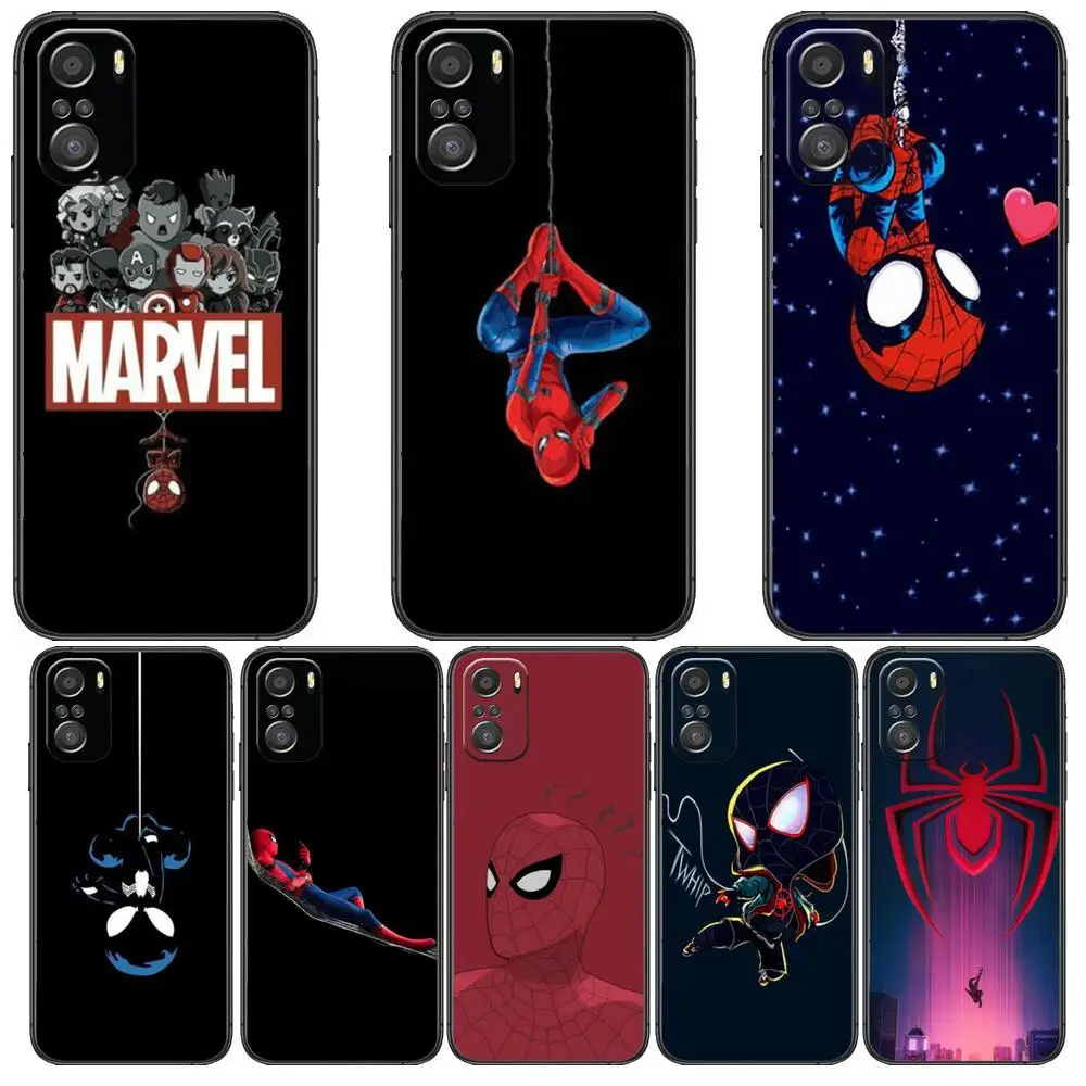 Marvel Spiderman Phone Case For xiaomi redmi 11 Lite pro Ultra 10 9 8 MIX 4 FOLD 10T Black Cover Silicone Back Prett
Marvel Spiderman Phone Case For xiaomi redmi 11 Lite pro Ultra 10 9 8 MIX 4 FOLD 10T Black Cover Silicone Back Prett