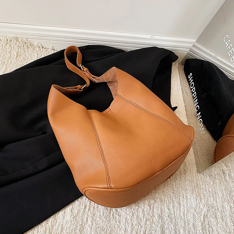 

Простая женская сумка, дизайнерская роскошная сумка, 2 комплекта, Большая вместительная сумка через плечо из мягкой кожи, женская сумка с ручками сверху, брендовая