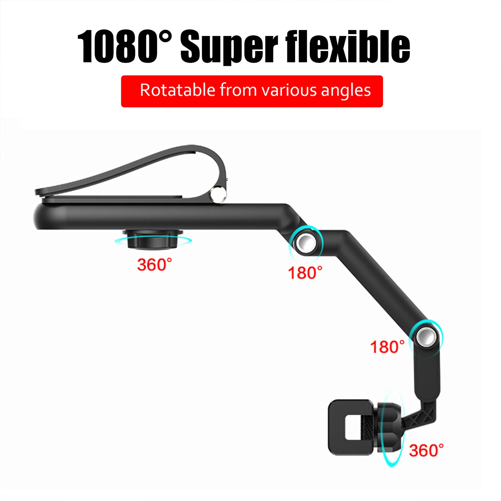 Car Rearview Mirror Mobile Phone Bracket Multifunctional Car Mount Bracket 360°rotation Phone Holder For Car Sun Visor ABS+PC
Car Rearview Mirror Mobile Phone Bracket Multifunctional Car Mount Bracket 360°rotation Phone Holder For Car Sun Visor ABS+PC