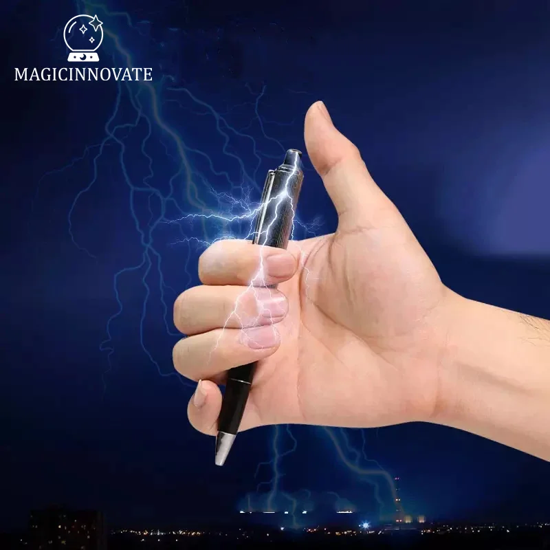 Very Funny Electric Shock Pen Toy Utility Gadget Gag Joke Prank Trick Novelty Magic Ball Pen
Very Funny Electric Shock Pen Toy Utility Gadget Gag Joke Prank Trick Novelty Magic Ball Pen