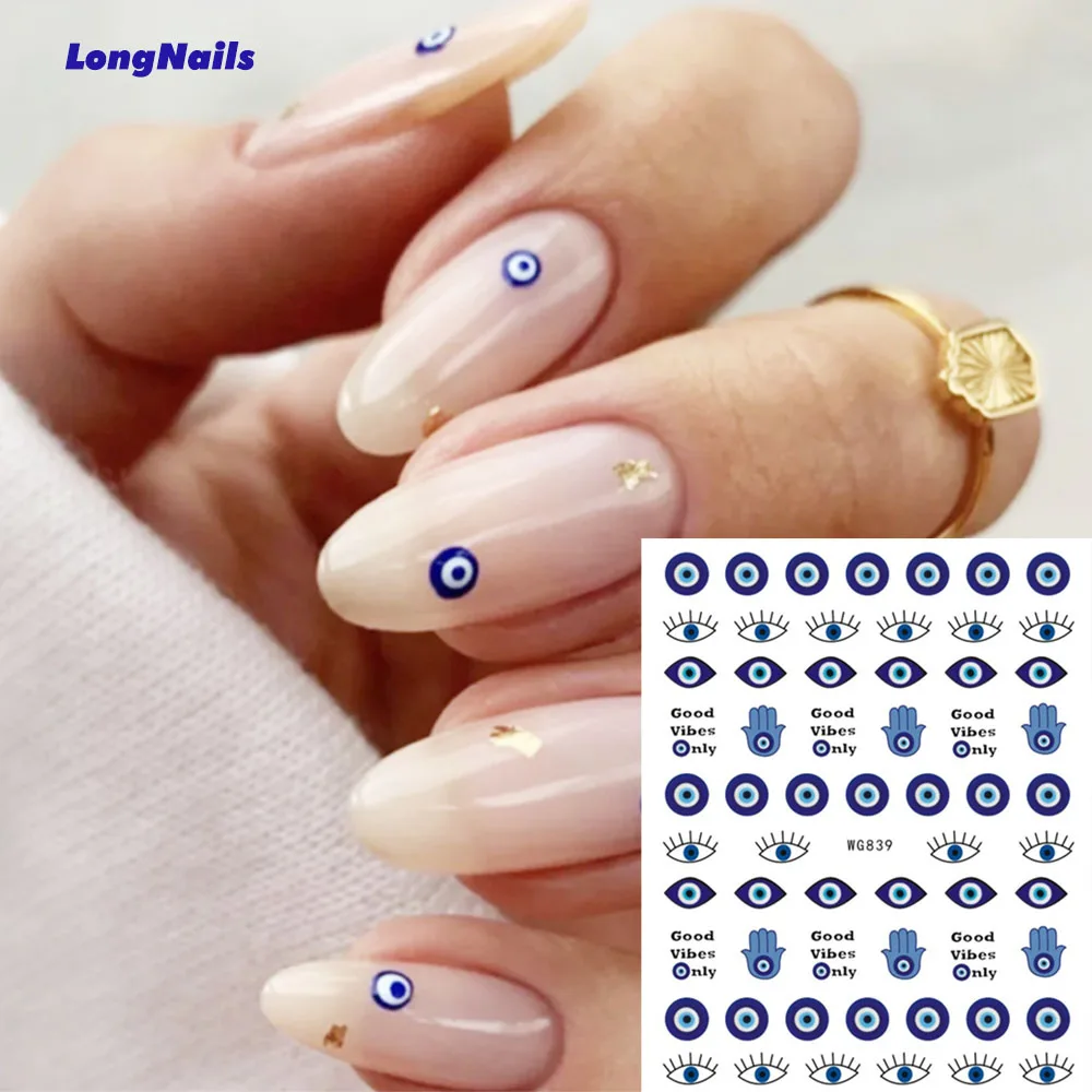 1PC 3D nail art sticker Evil Eye Design Abstract Line Pattern Self Adhesive Sticker Tips Nail Slider DIY Nail Art Decoration JK7
1PC 3D nail art sticker Evil Eye Design Abstract Line Pattern Self Adhesive Sticker Tips Nail Slider DIY Nail Art Decoration JK7