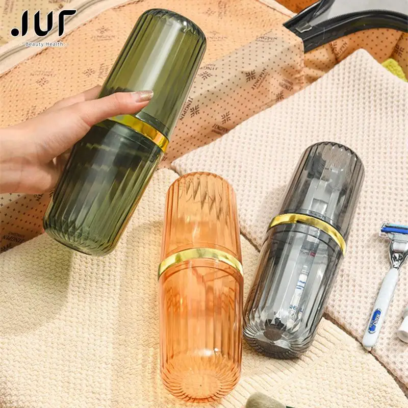 Travel Portable Toothbrush Cup Bathroom Toothpaste Holder Storage Case Box Organizer Travel Toiletries Storage Cup Nordic Style
Travel Portable Toothbrush Cup Bathroom Toothpaste Holder Storage Case Box Organizer Travel Toiletries Storage Cup Nordic Style