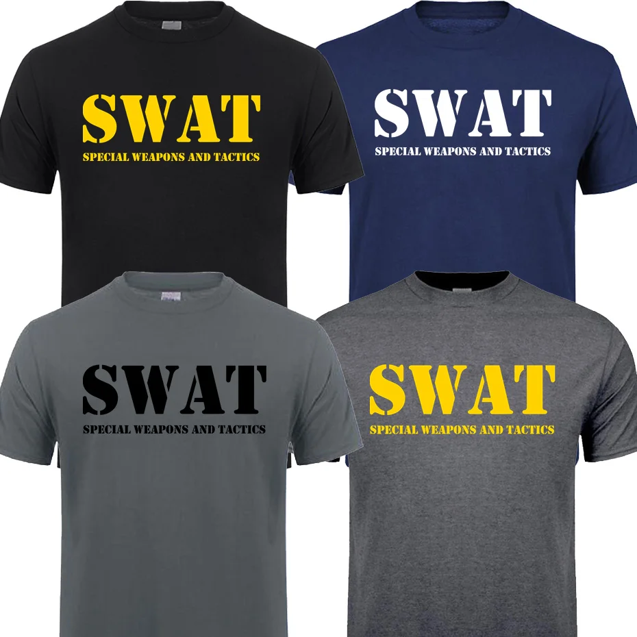 Cool Man SWAT Team Vintage Police Uniform T-Shirt Special Weapons And Tactics T Shirt men Newest Trendy Apparel Fashion Tops Tee
Cool Man SWAT Team Vintage Police Uniform T-Shirt Special Weapons And Tactics T Shirt men Newest Trendy Apparel Fashion Tops Tee
