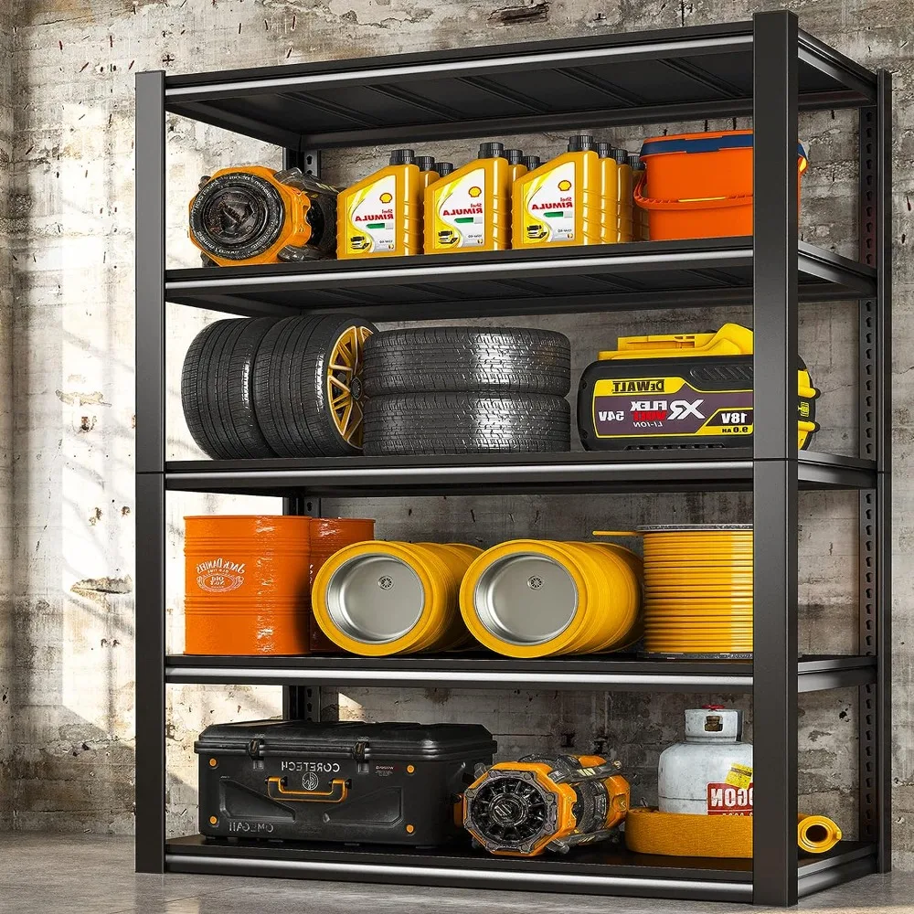 REIBII Garage Shelving Heavy Duty Shelving Adjustable 5 Tier Metal Shelving, Storage Organization
REIBII Garage Shelving Heavy Duty Shelving Adjustable 5 Tier Metal Shelving, Storage Organization