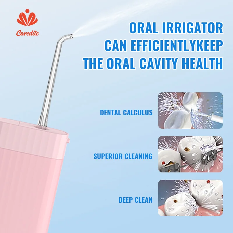 Caredite Water Flosser Cordless for Teeth,3 Modes Dental Oral Irrigator, Portable and Rechargeable IPX7 Waterproof
Caredite Water Flosser Cordless for Teeth,3 Modes Dental Oral Irrigator, Portable and Rechargeable IPX7 Waterproof