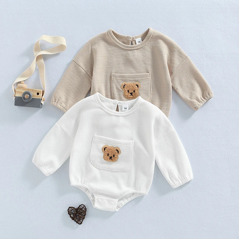 Toddler Baby Romper Cute Bear Jumpsuit+Hat Casual Fall Long Sleeve Bodysuit Onepiece Newborn Boy Casual Kids Playsuit Clothes
Toddler Baby Romper Cute Bear Jumpsuit+Hat Casual Fall Long Sleeve Bodysuit Onepiece Newborn Boy Casual Kids Playsuit Clothes