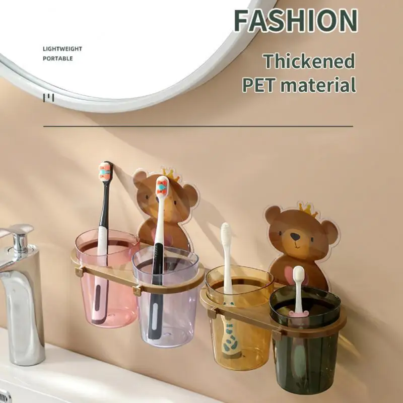 2022 Bear Wall Mounted Toothbrush Holder Cup Punch Free Storage Rack Bathroom Supplies Organizer Bathroom Tools Dropshipping
2022 Bear Wall Mounted Toothbrush Holder Cup Punch Free Storage Rack Bathroom Supplies Organizer Bathroom Tools Dropshipping