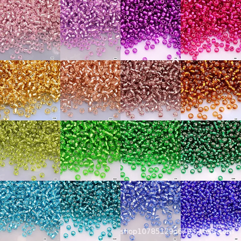 1.5mm 2mm 3mm 4mm silver filled glass rice beads handmade DIY beads clothing accessories loose beads
1.5mm 2mm 3mm 4mm silver filled glass rice beads handmade DIY beads clothing accessories loose beads