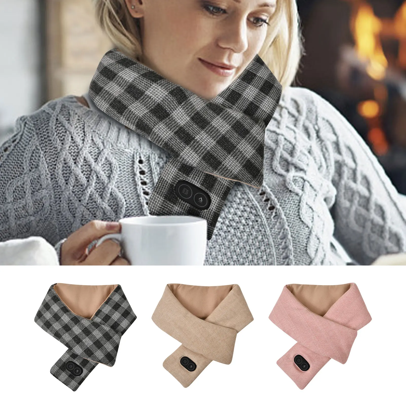 Dual-Control USB Heated Scarf 5V2A Heated Neck Wrap Scarf Electric Heating Scarf Rechargeable Heating Pad Heating Massage Pa
Dual-Control USB Heated Scarf 5V2A Heated Neck Wrap Scarf Electric Heating Scarf Rechargeable Heating Pad Heating Massage Pa