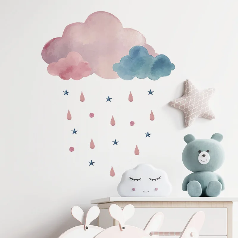 Wall Stickers Cloud Rain Drops Kids Room Home Cartoon Decor Baby Nursery Room Decoration Living Bedroom Decals Art PVC DIY Mural
Wall Stickers Cloud Rain Drops Kids Room Home Cartoon Decor Baby Nursery Room Decoration Living Bedroom Decals Art PVC DIY Mural