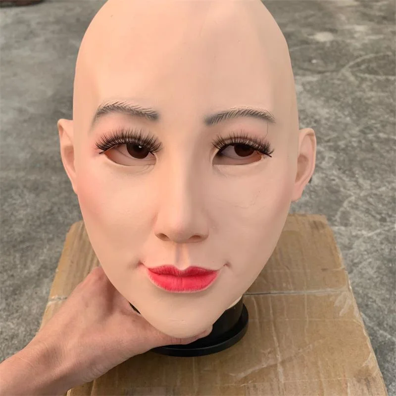 New Halloween Party Cosplay Female Face Masks Realistic Female Woman Face Cover Crossdressing Headgear Fancy dress up Full Head
New Halloween Party Cosplay Female Face Masks Realistic Female Woman Face Cover Crossdressing Headgear Fancy dress up Full Head