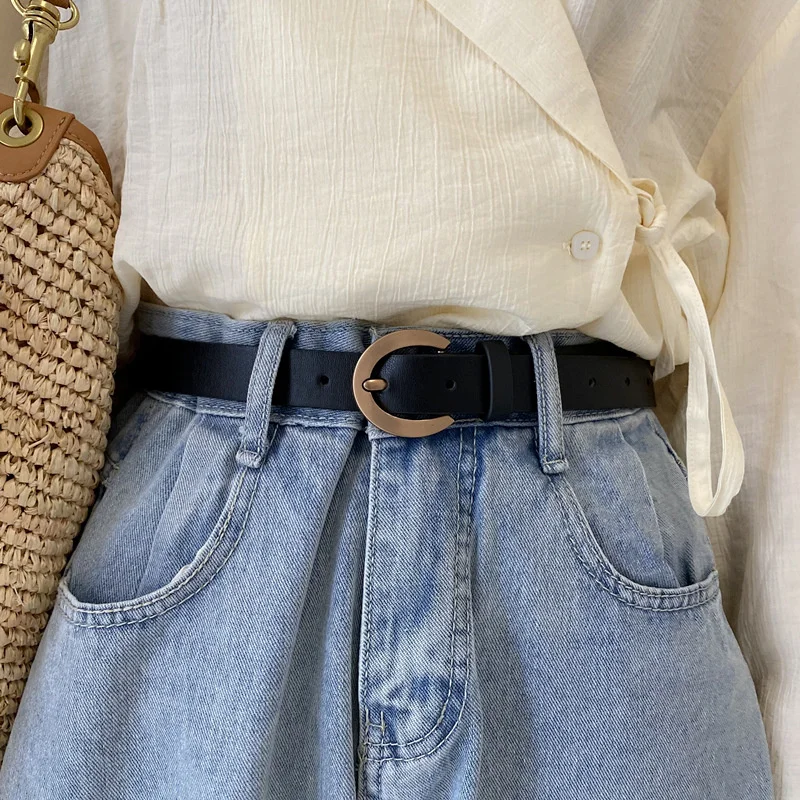 New PU Simple Ladies Pin Buckle Women Belts 2022 New Summer Fashion Casual Jeans Dress Black White Waist Belts
New PU Simple Ladies Pin Buckle Women Belts 2022 New Summer Fashion Casual Jeans Dress Black White Waist Belts