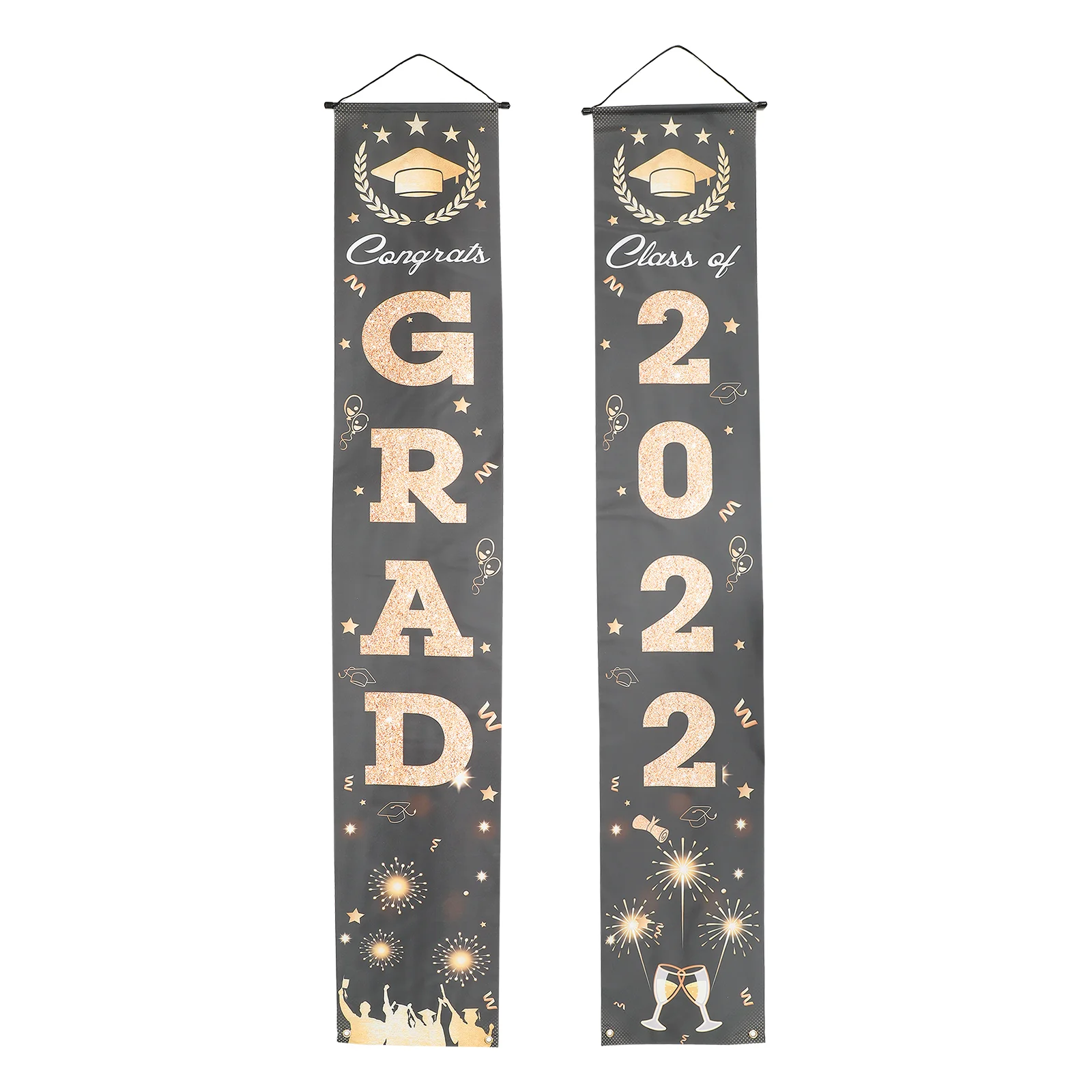 1 Pair Grad Door Banner Reusable Decorative Grad Couplet Hanging Couplets for Home Door Party
1 Pair Grad Door Banner Reusable Decorative Grad Couplet Hanging Couplets for Home Door Party
