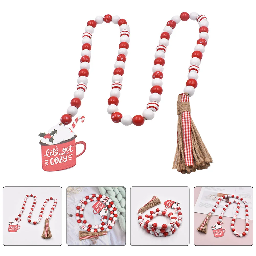 Garland Bead Decor Beads Christmas Wood Wooden Hanging Farmhouse Tassels Ornament Garlands Tassel Home Rustic Table String 
Garland Bead Decor Beads Christmas Wood Wooden Hanging Farmhouse Tassels Ornament Garlands Tassel Home Rustic Table String