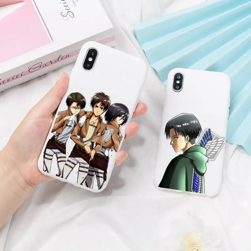 Attack On Titan Japanese Anime Phone Case for iPhone 11 12 13 Mini Pro Xs Max 8 7 6 6S Plus X XR Solid Candy Color Case
Attack On Titan Japanese Anime Phone Case for iPhone 11 12 13 Mini Pro Xs Max 8 7 6 6S Plus X XR Solid Candy Color Case