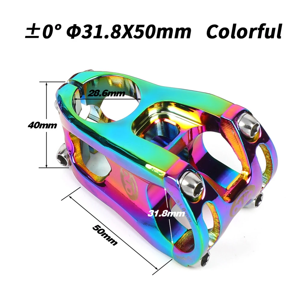 Aluminium Alloy Bicycle Handlebar Stems MTB Bike Standpipe Handle Stems CNC Machined Fixed Gear Bike Steerer Accessory 31.8*50mm
Aluminium Alloy Bicycle Handlebar Stems MTB Bike Standpipe Handle Stems CNC Machined Fixed Gear Bike Steerer Accessory 31.8*50mm