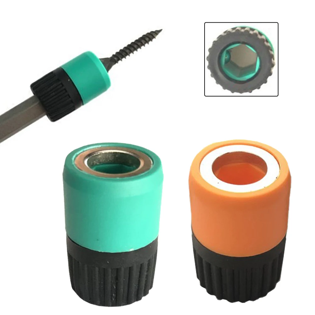 

1pcs Magnetic Screwdriver Bits Heads Magnetizer Magnetic Ring For A 6.35mm Flat Head Hexagon Screwdriver Power Tool Accessories