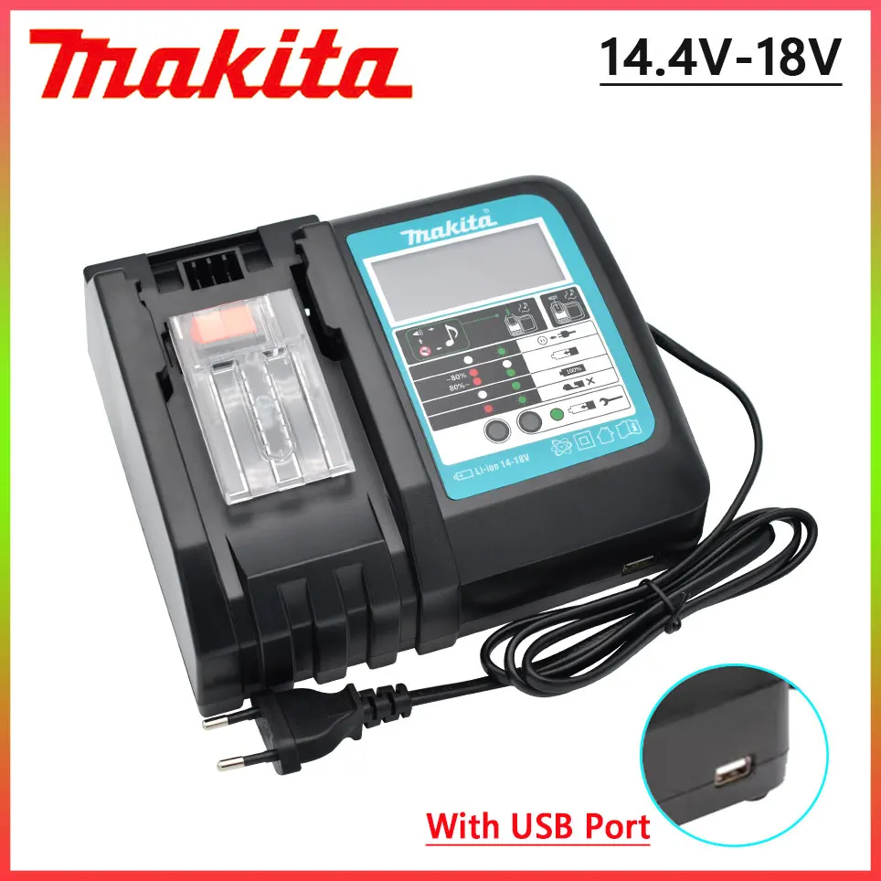 Makita DC18RC li-ion battery charger for Makita charger 18V 14.4V BL1860 BL1860B BL1850 1BL1830 Bl1430 DC18RC DC18RA power tool
Makita DC18RC li-ion battery charger for Makita charger 18V 14.4V BL1860 BL1860B BL1850 1BL1830 Bl1430 DC18RC DC18RA power tool