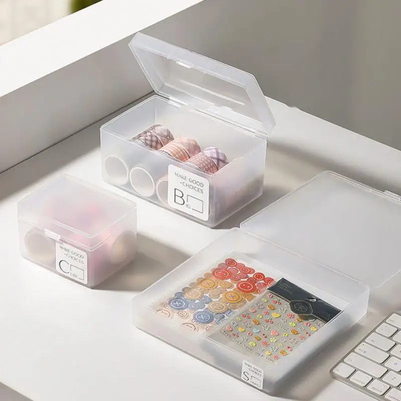 Прозрачный пластиковый ящик для хранения украшений и наклеек
Прозрачный пластиковый ящик для хранения украшений и наклеек