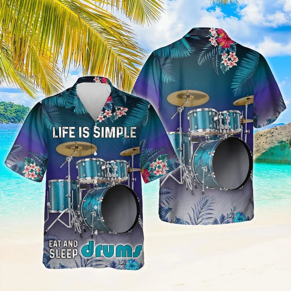Hawaiian Drum 3D Print Short Sleeve T-shirt Men Women Summer Vacation Beach Cuban Shirt Plus Size
Hawaiian Drum 3D Print Short Sleeve T-shirt Men Women Summer Vacation Beach Cuban Shirt Plus Size