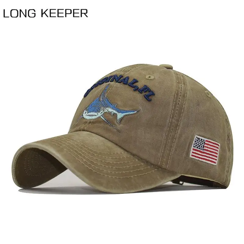 America Flag Baseball Caps High Quality Wash Cotton Embroidery Shark Men's Sun Cap Outdoor Snapback Hats For Woman Hip Hop Hat 
America Flag Baseball Caps High Quality Wash Cotton Embroidery Shark Men's Sun Cap Outdoor Snapback Hats For Woman Hip Hop Hat