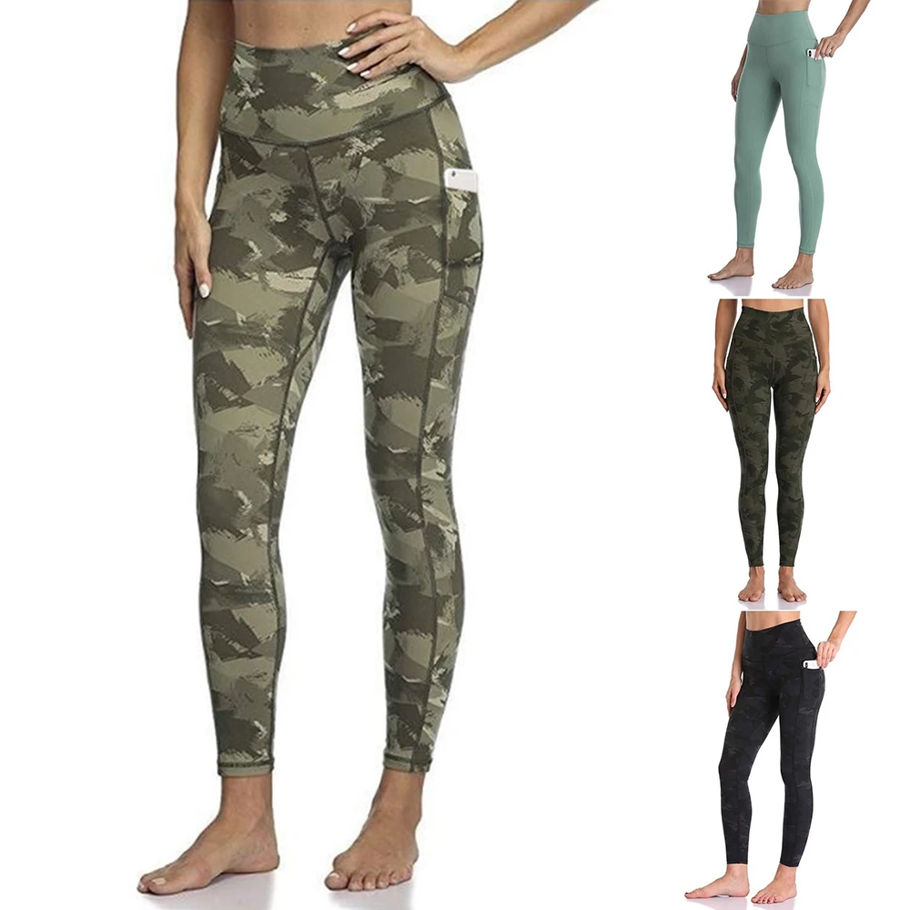 Camo Printed High Waist Legging Yoga Pant With Pockets Workout Ultra-Stretch Sweatpants Woman Fitness Legging 
Camo Printed High Waist Legging Yoga Pant With Pockets Workout Ultra-Stretch Sweatpants Woman Fitness Legging