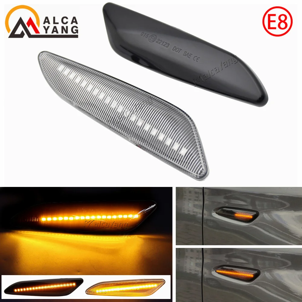 2Pcs LED Dynamic Side Marker Light Arrow Turn Signal Blinker Lamps For Alfa Romeo 156 147 / Fiat Tipo / Lancia Delta 3 Ypsilon
2Pcs LED Dynamic Side Marker Light Arrow Turn Signal Blinker Lamps For Alfa Romeo 156 147 / Fiat Tipo / Lancia Delta 3 Ypsilon
