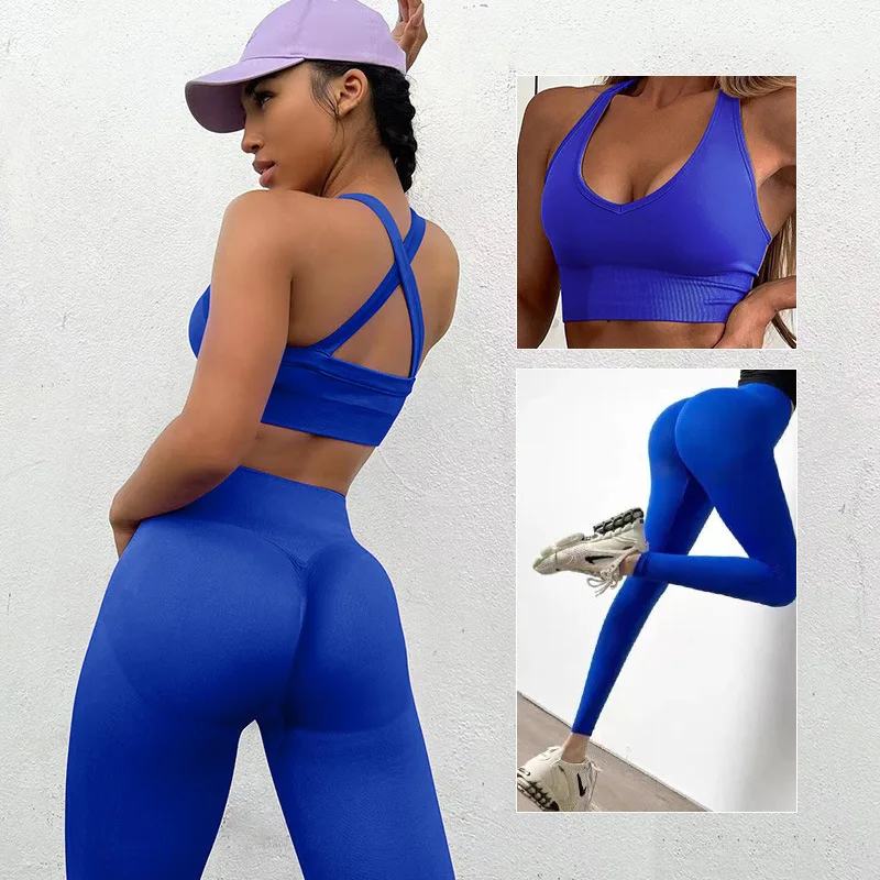 Seamless Yoga Set Women Fitness Sportswear Sports Suits Gym Clothing Workout Clothes Two Piece Set High Waist Leggings Crop Top
Seamless Yoga Set Women Fitness Sportswear Sports Suits Gym Clothing Workout Clothes Two Piece Set High Waist Leggings Crop Top