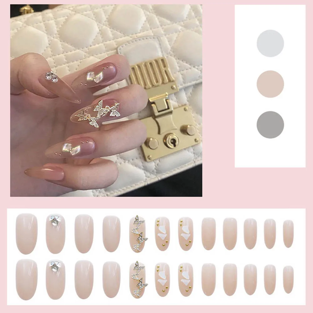 24pcs Nail Art Jelly Butterfly Detachable False Nails Manicure Patch Beauty Makeup Press On Nails Faux Ongles Uñas Postizas
24pcs Nail Art Jelly Butterfly Detachable False Nails Manicure Patch Beauty Makeup Press On Nails Faux Ongles Uñas Postizas