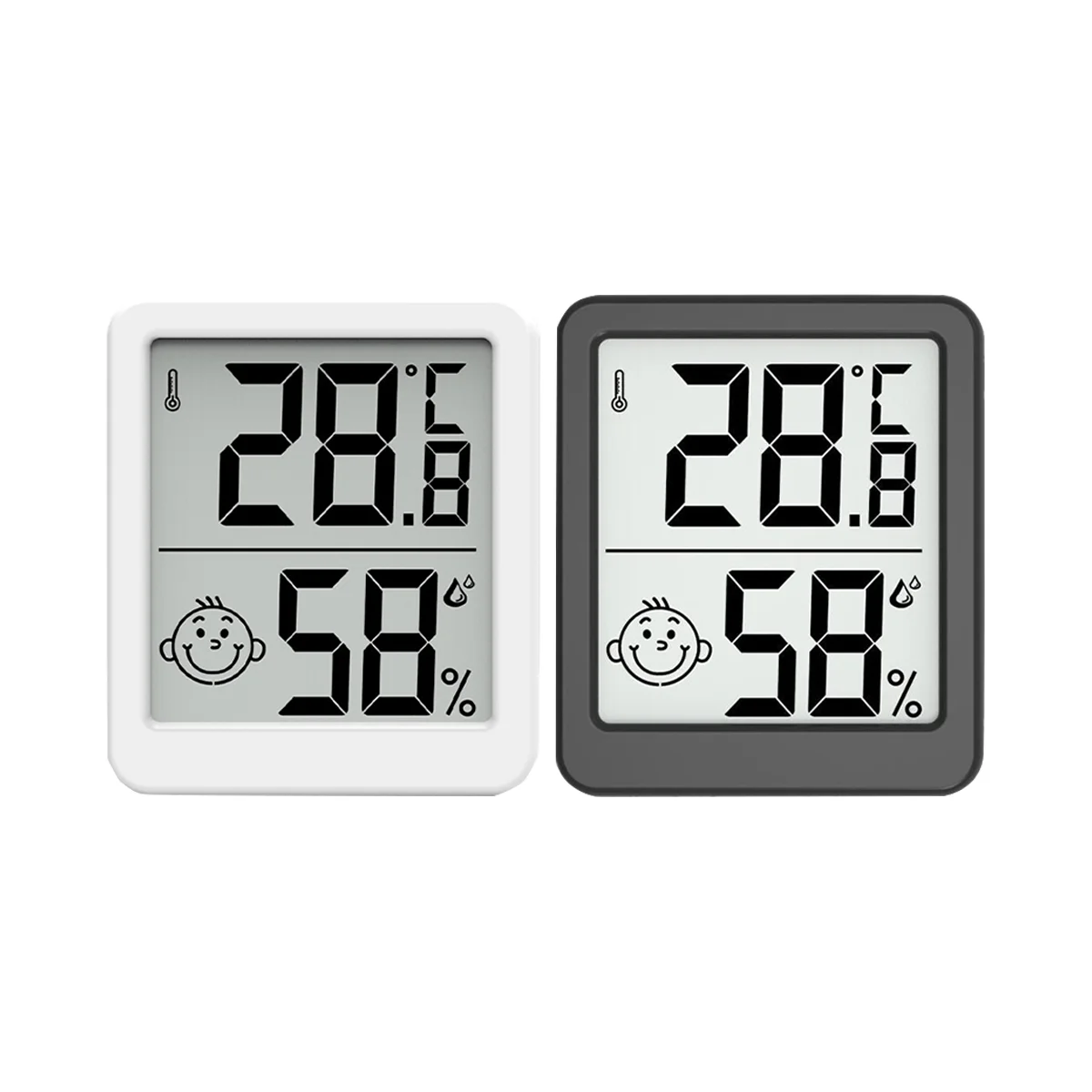 

Цифровой термометр-гигрометр с ЖК-дисплеем, комнатный электронный измеритель температуры и влажности, датчик, метеостанция