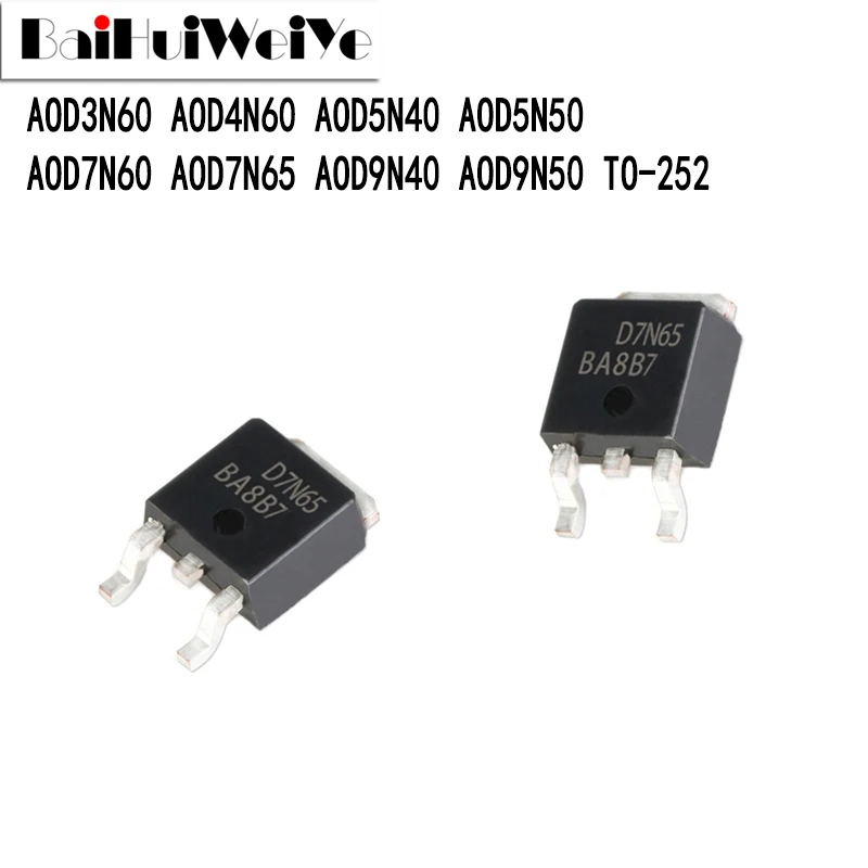 10 шт. AOD7N60 AOD7N65 AOD9N40 AOD9N50 AOD3N60 AOD4N60 AOD5N40 AOD5N50 TO-252 Новый чипсет хорошего качества
10 шт. AOD7N60 AOD7N65 AOD9N40 AOD9N50 AOD3N60 AOD4N60 AOD5N40 AOD5N50 TO-252 Новый чипсет хорошего качества