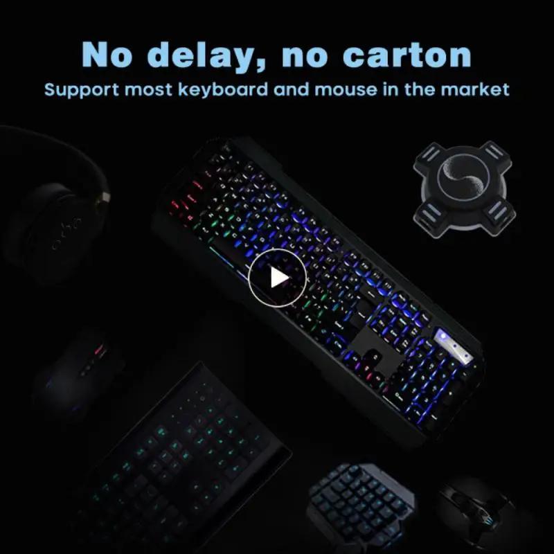Abs Material Keyboard Mouse Converter Simply Plug And Play Conversion Box High Quality Converter Adapter Small Size
Abs Material Keyboard Mouse Converter Simply Plug And Play Conversion Box High Quality Converter Adapter Small Size