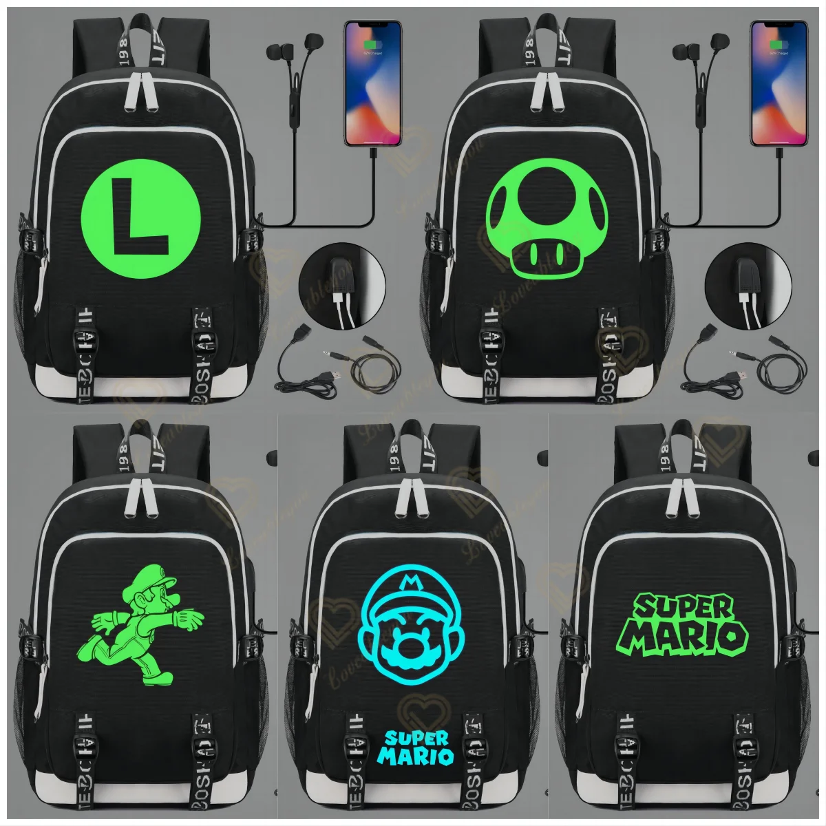 Mario Bros Backpack for Teenage Boys Girls Luminous School Bag Usb Charging Anti Theft and Waterproof Canvas Backpack
Mario Bros Backpack for Teenage Boys Girls Luminous School Bag Usb Charging Anti Theft and Waterproof Canvas Backpack
