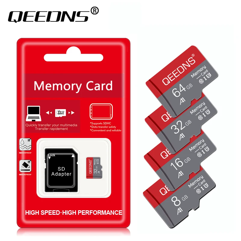 

A1 U3 Micro TF SD Card 128GB 256GB 512GB High Speed Memory Card C10 U1 8GB 16GB 32GB Class10 TF Card V10 Mini SD Flash Card 64GB