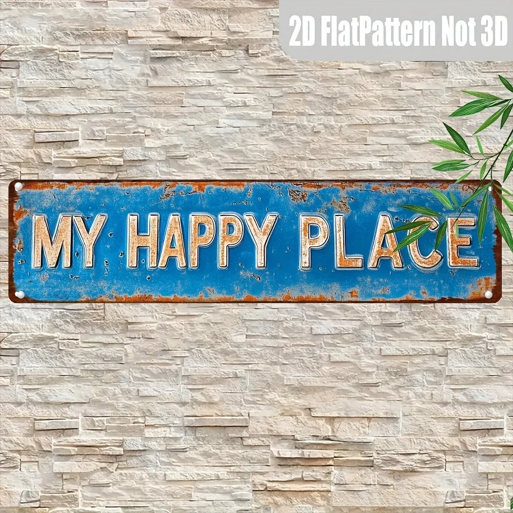 Металлическая вывеска HELLOYOUNG "My Happy Place"
Металлическая вывеска HELLOYOUNG "My Happy Place"
