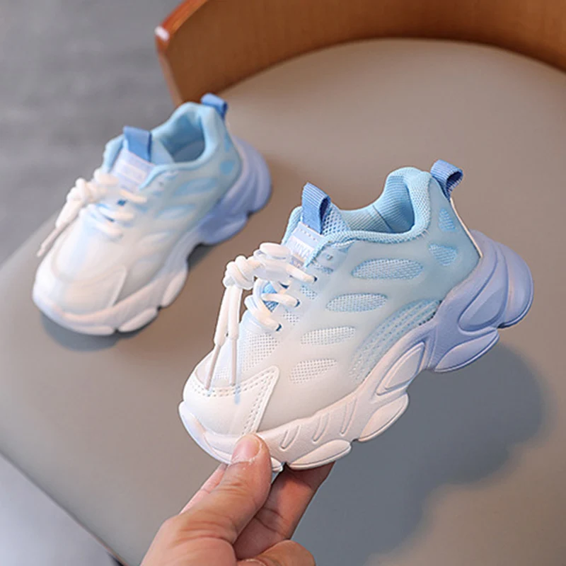 Size 21-30 Children Sports Shoes for Boys Girls Baby Blue Gradient Color Breathable Running Sneakers Kids Suitable for 2-7 Years
Size 21-30 Children Sports Shoes for Boys Girls Baby Blue Gradient Color Breathable Running Sneakers Kids Suitable for 2-7 Years