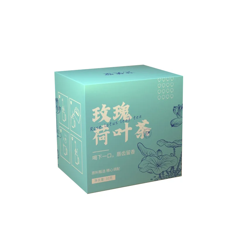 30g Rose and Lotus Leaf Tea Pack Big Belly Tea Triangle Bag Bubble Combination Tea Box
30g Rose and Lotus Leaf Tea Pack Big Belly Tea Triangle Bag Bubble Combination Tea Box