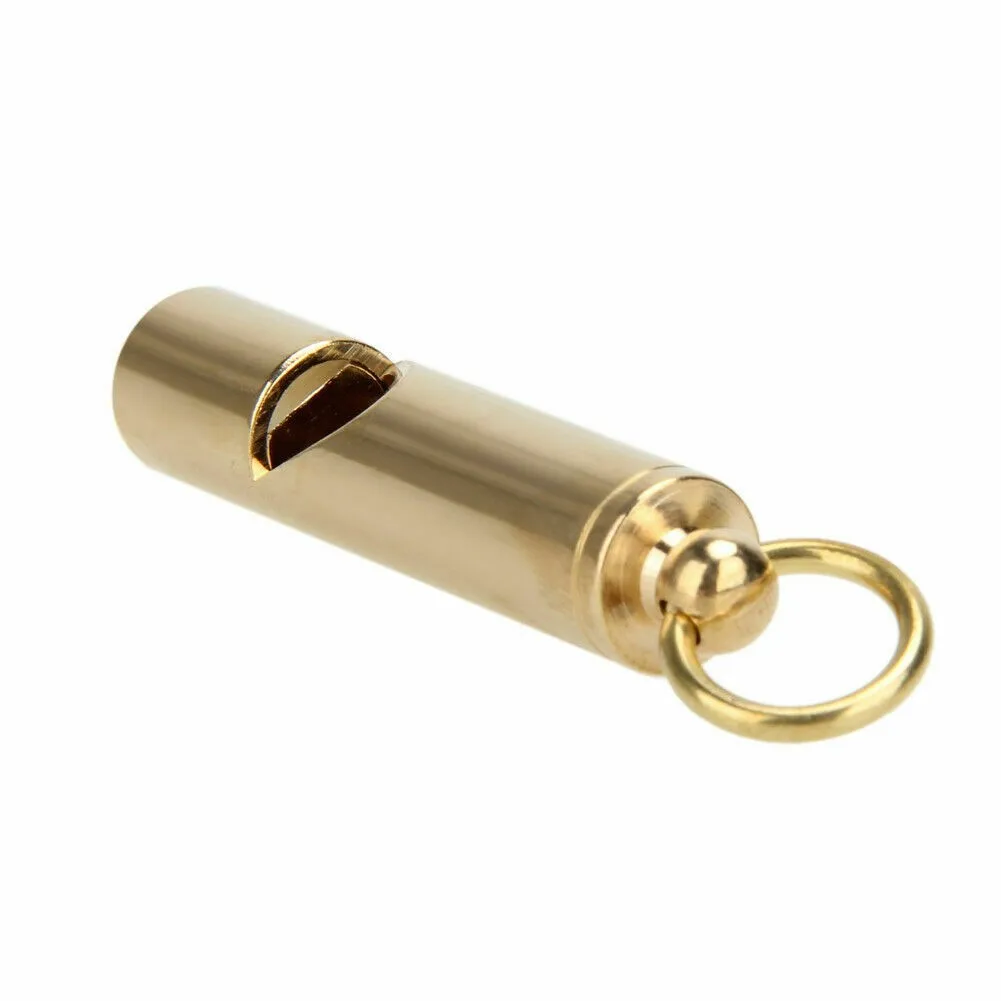 Mini Brass Whistle Outdoor Metal Multifunction Survival Whistle Pet Training Feeding Helper Hiking Camping Emergency Whistle
Mini Brass Whistle Outdoor Metal Multifunction Survival Whistle Pet Training Feeding Helper Hiking Camping Emergency Whistle
