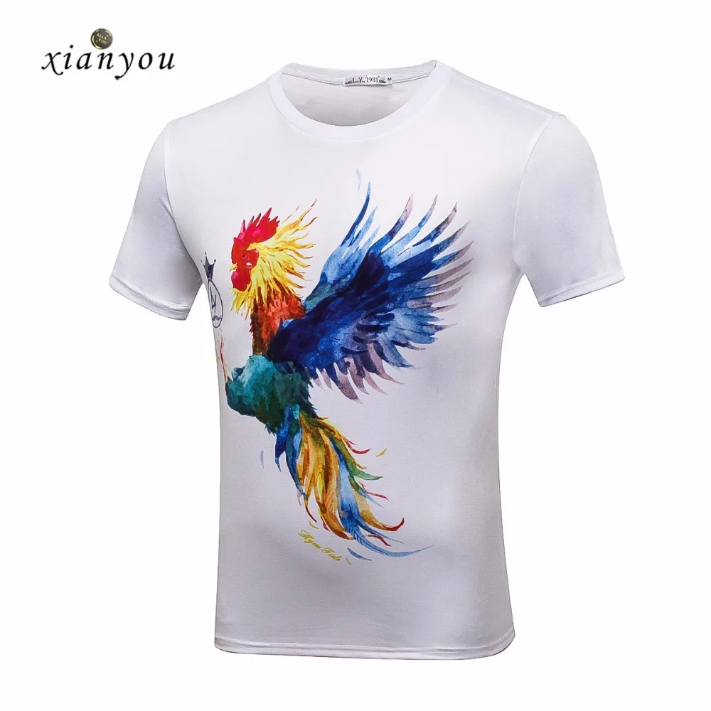 Xian you men T-shirt summer short sleeve o-neck mens T-shirtes solid elegant party Casual fashion Tees top print 3D animal new
Xian you men T-shirt summer short sleeve o-neck mens T-shirtes solid elegant party Casual fashion Tees top print 3D animal new