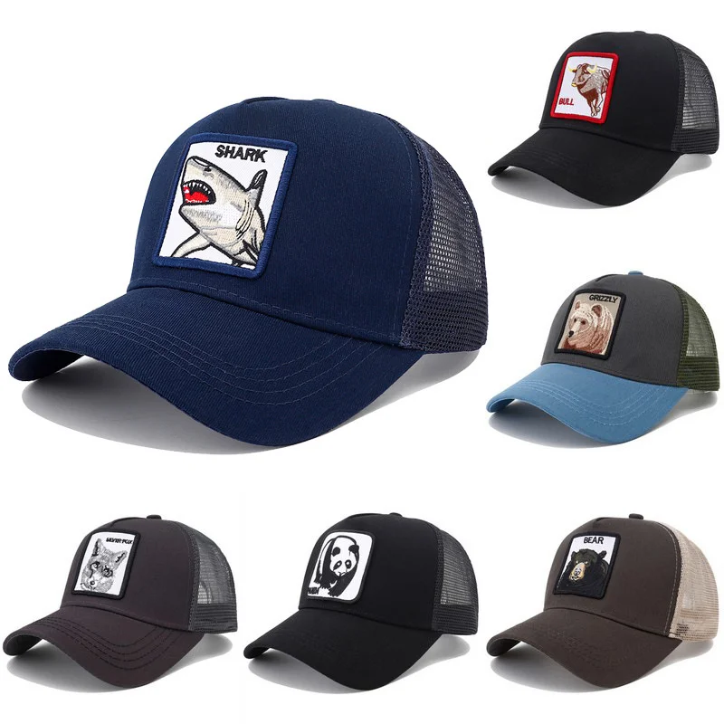 2023 New Summer Animal Embroidery Baseball Cap for Men Women Snapback Hat Adjustable Outdoor Breathable Mesh Trucker Hats Gorras
2023 New Summer Animal Embroidery Baseball Cap for Men Women Snapback Hat Adjustable Outdoor Breathable Mesh Trucker Hats Gorras