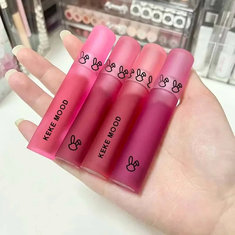 Matte Lip Gloss Lip Mud Fog Waterproof Long Lasting No-strick Cup Lip Glaze Liquid Lipstick Whiteing Cosmetics 
Matte Lip Gloss Lip Mud Fog Waterproof Long Lasting No-strick Cup Lip Glaze Liquid Lipstick Whiteing Cosmetics