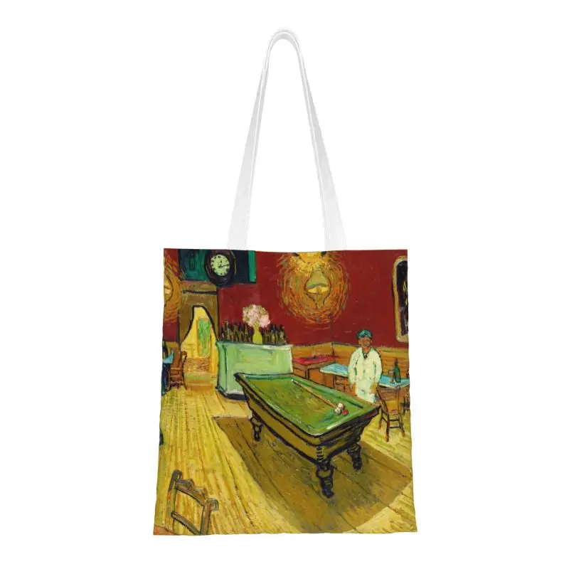 The Night Cafe Groceries Tote Shopping Bags Women Vincent Van Gogh Painting Canvas Shopper Shoulder Bags Big Capacity Handbags
The Night Cafe Groceries Tote Shopping Bags Women Vincent Van Gogh Painting Canvas Shopper Shoulder Bags Big Capacity Handbags