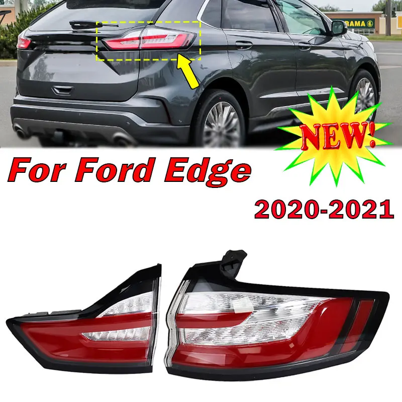Автомобильные Внешние аксессуары для Ford Edge 2020 2021 задняя фонарь тормозного