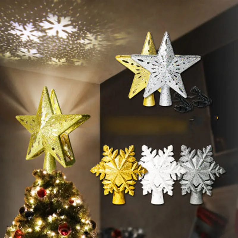 Christmas 2022 News Tree Top Star Projection Lamp Rotatable Snowstorm Five-pointed Star Projection Wedding Decoration Lamp 
Christmas 2022 News Tree Top Star Projection Lamp Rotatable Snowstorm Five-pointed Star Projection Wedding Decoration Lamp