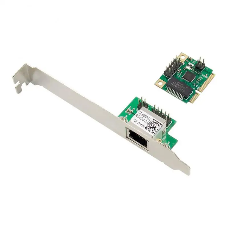 Mini Single Channel Rtl8111f Single Port Gigabit Ethernet Card High Performance Mini Pcie Compatible With Mini Pcie Card Adapter
Mini Single Channel Rtl8111f Single Port Gigabit Ethernet Card High Performance Mini Pcie Compatible With Mini Pcie Card Adapter