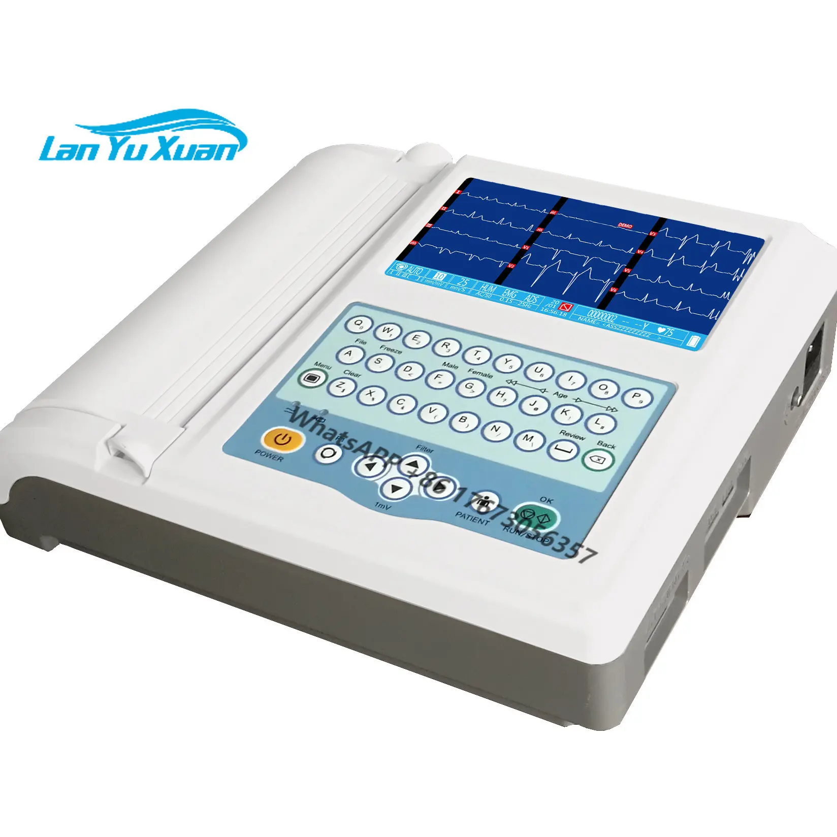 Digital simulador ecg machine 12 channel portable hospital medical equipments MSLEC21
Digital simulador ecg machine 12 channel portable hospital medical equipments MSLEC21