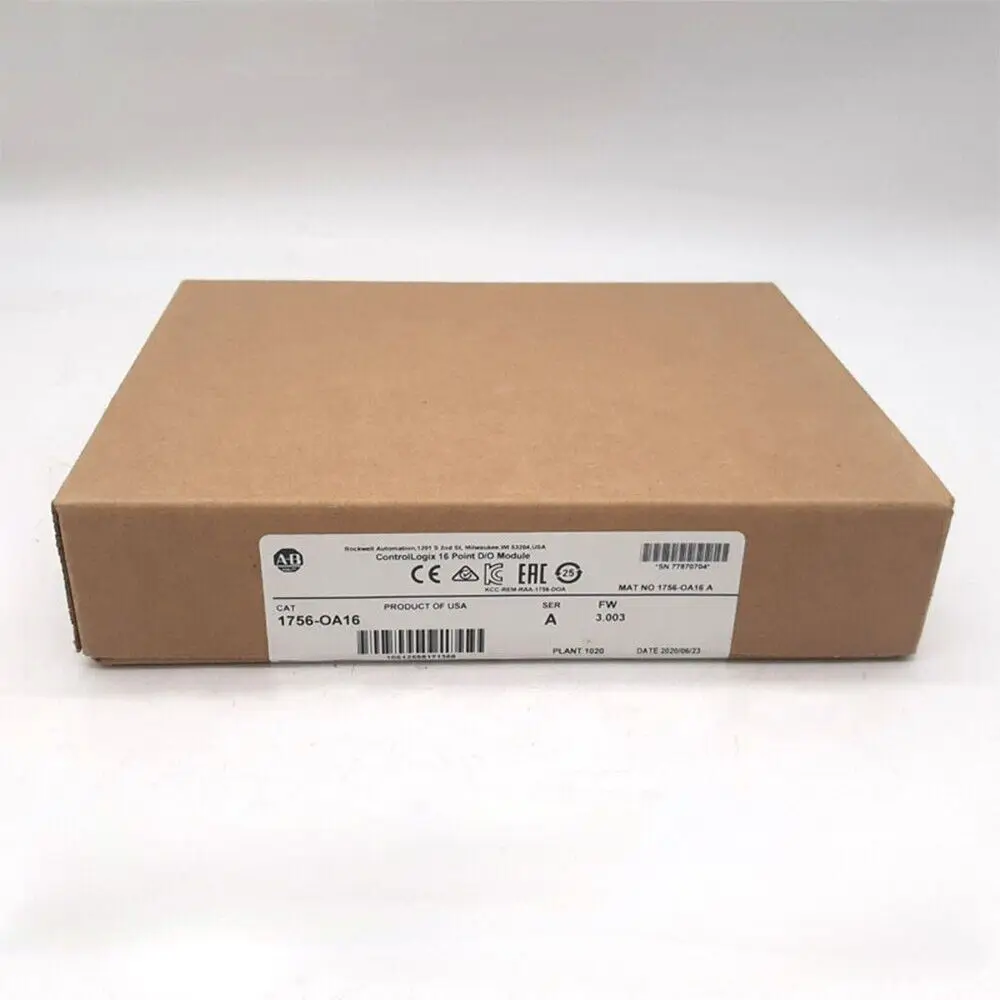 Новый Герметичный Allen Bradley 1756-OA16 ControlLogix 16 Point D/O Модуль AB 1756OA16
Новый Герметичный Allen Bradley 1756-OA16 ControlLogix 16 Point D/O Модуль AB 1756OA16