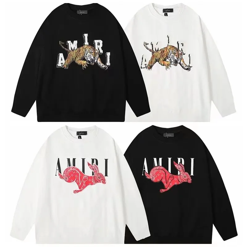 AM Autumn New Product Crack Tiger Fashion Loose Relaxed Casual Men's and Women's Versatile Small Circle Neck Sweater Pullover
AM Autumn New Product Crack Tiger Fashion Loose Relaxed Casual Men's and Women's Versatile Small Circle Neck Sweater Pullover