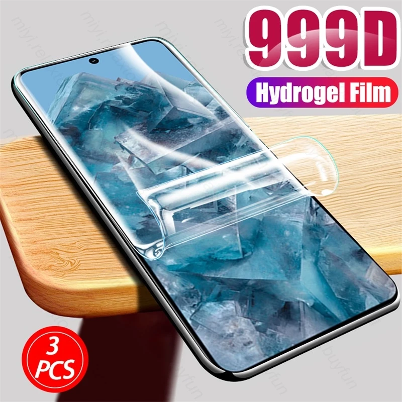 

3PCS 999D Cuvred Soft Hydrogel Film Screen Protector For Google Pixel 8 Pro 5G Not Glass On Pixel8Pro Pixel8 Pixle 8 Pro 8Pro 5G